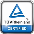 TÜV Rheinland certified